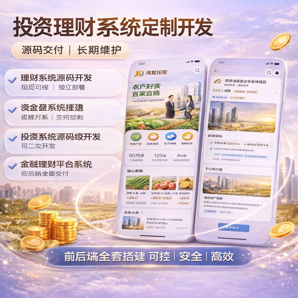 APP软件定制开发｜数字化平台系统开发｜资产管理/智慧系统｜独立部署